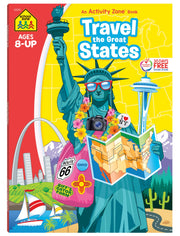 School Zone Travel the Great States Workbook by Zone, School