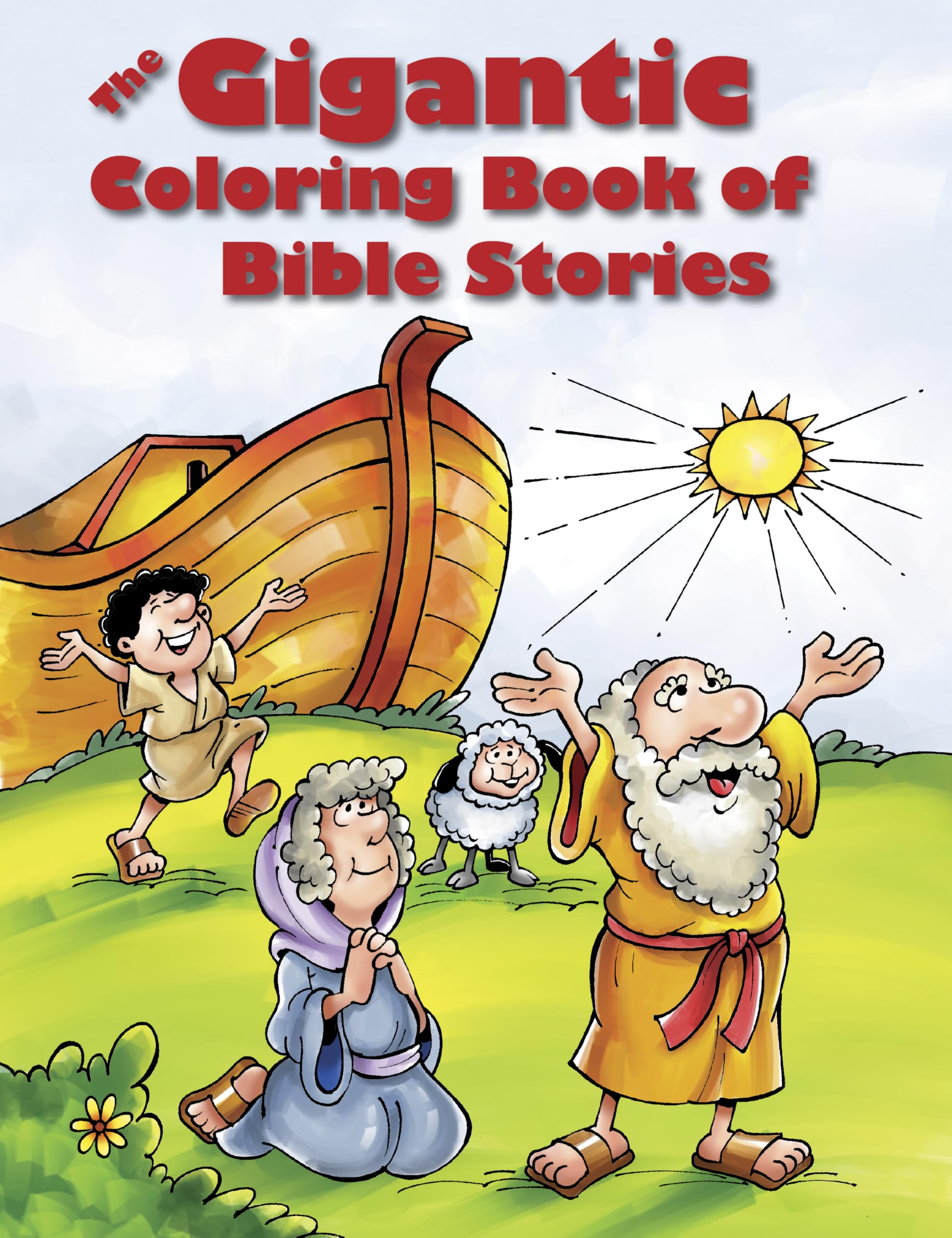 The Gigantic Coloring Book of Bible Stories by Tyndale