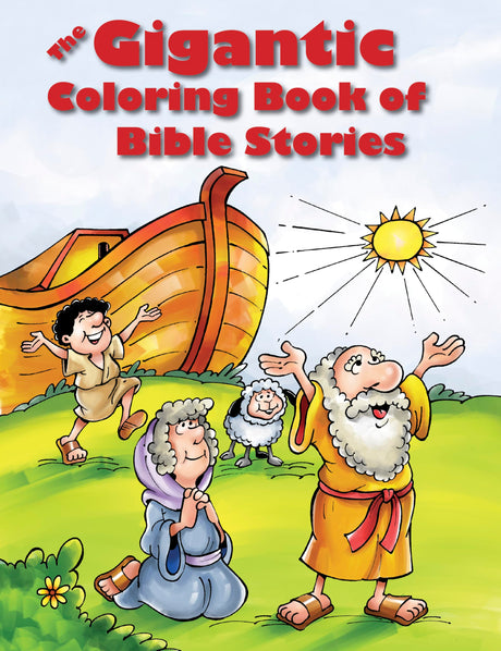 The Gigantic Coloring Book of Bible Stories -- Tyndale, Paperback