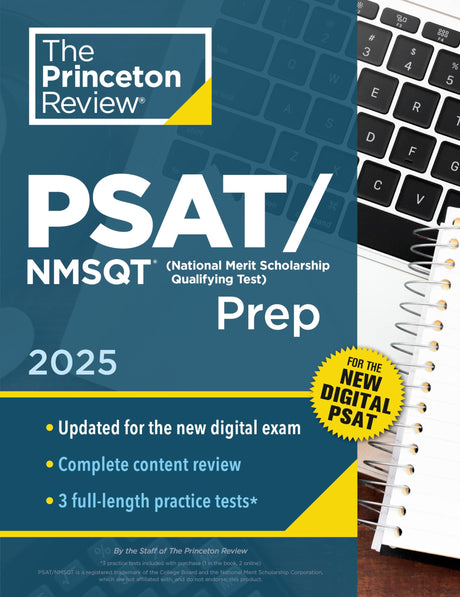 Princeton Review PSAT/NMSQT Prep, 2025: 3 Practice Tests + Review + Online Tools for the Digital PSAT -- The Princeton Review, Paperback