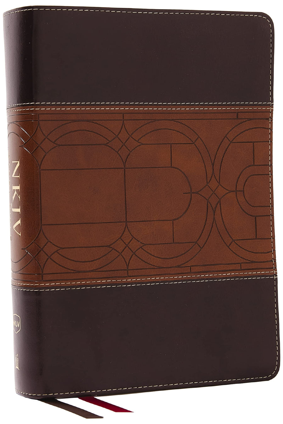 NKJV Study Bible, Leathersoft, Brown, Full-Color, Comfort Print: The Complete Resource for Studying God's Word -- Thomas Nelson, Bible