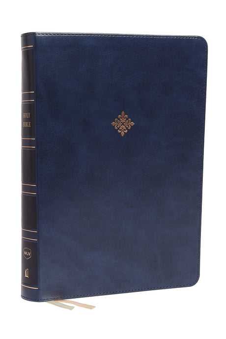 Nkjv, Reference Bible, Super Giant Print, Leathersoft, Blue, Red Letter Edition, Comfort Print: Holy Bible, New King James Version -- Thomas Nelson, Bible