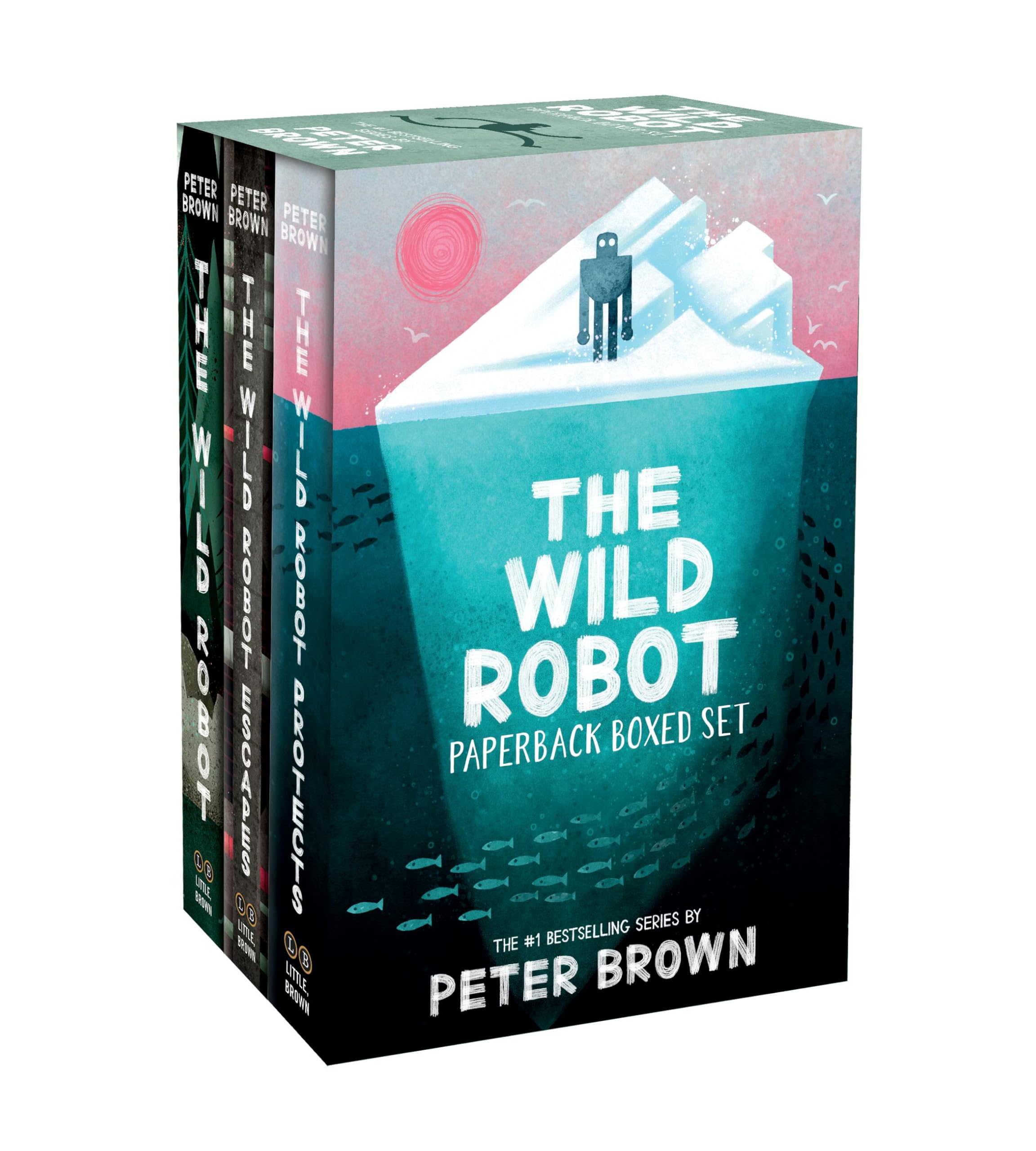The Wild Robot Paperback Boxed Set by Brown, Peter