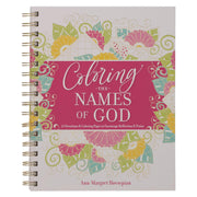 Coloring Devotional Names of God Wirebound by Christian Art Gifts