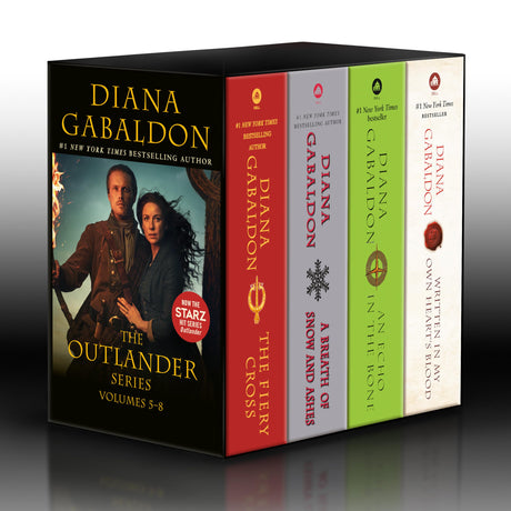 Outlander Volumes 5-8 (4-Book Boxed Set): The Fiery Cross, a Breath of Snow and Ashes, an Echo in the Bone, Written in My Own Heart's Blood -- Diana Gabaldon, Mass Market Paperbound