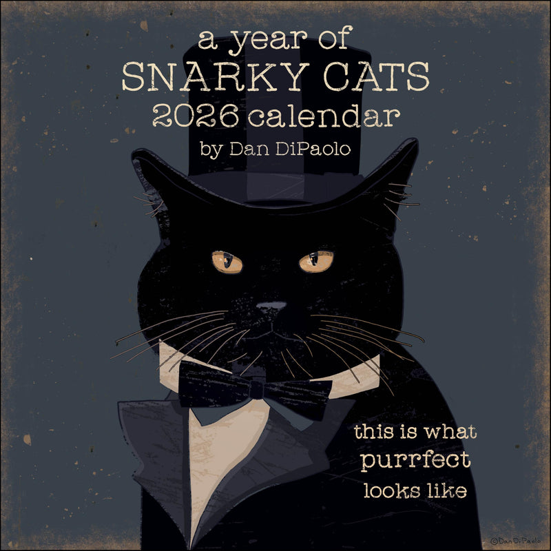 A Year of Snarky Cats 2026 Wall Calendar by DiPaolo, Dan