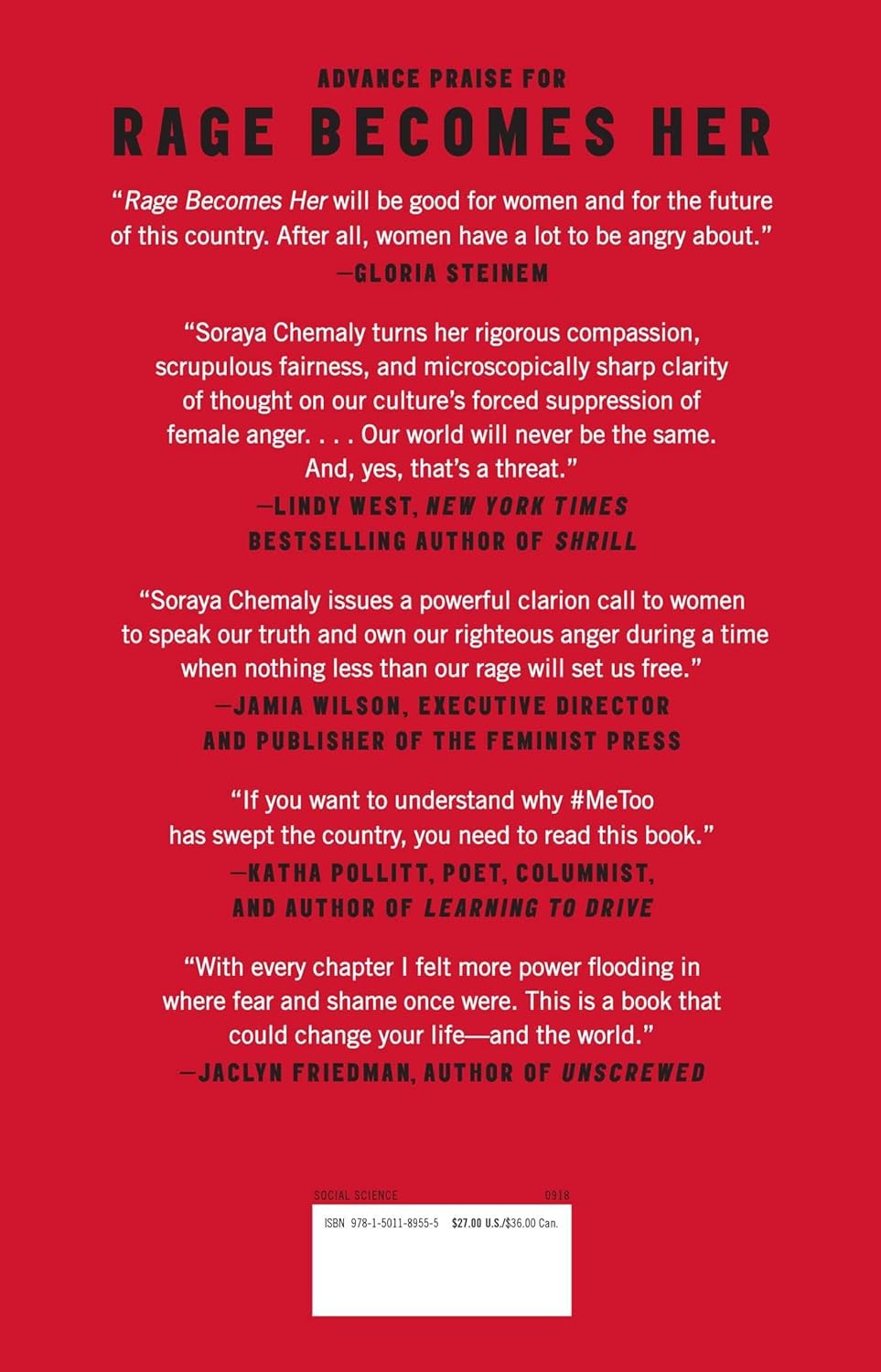 Rage Becomes Her: The Power of Women's Anger -- Soraya Chemaly, Paperback