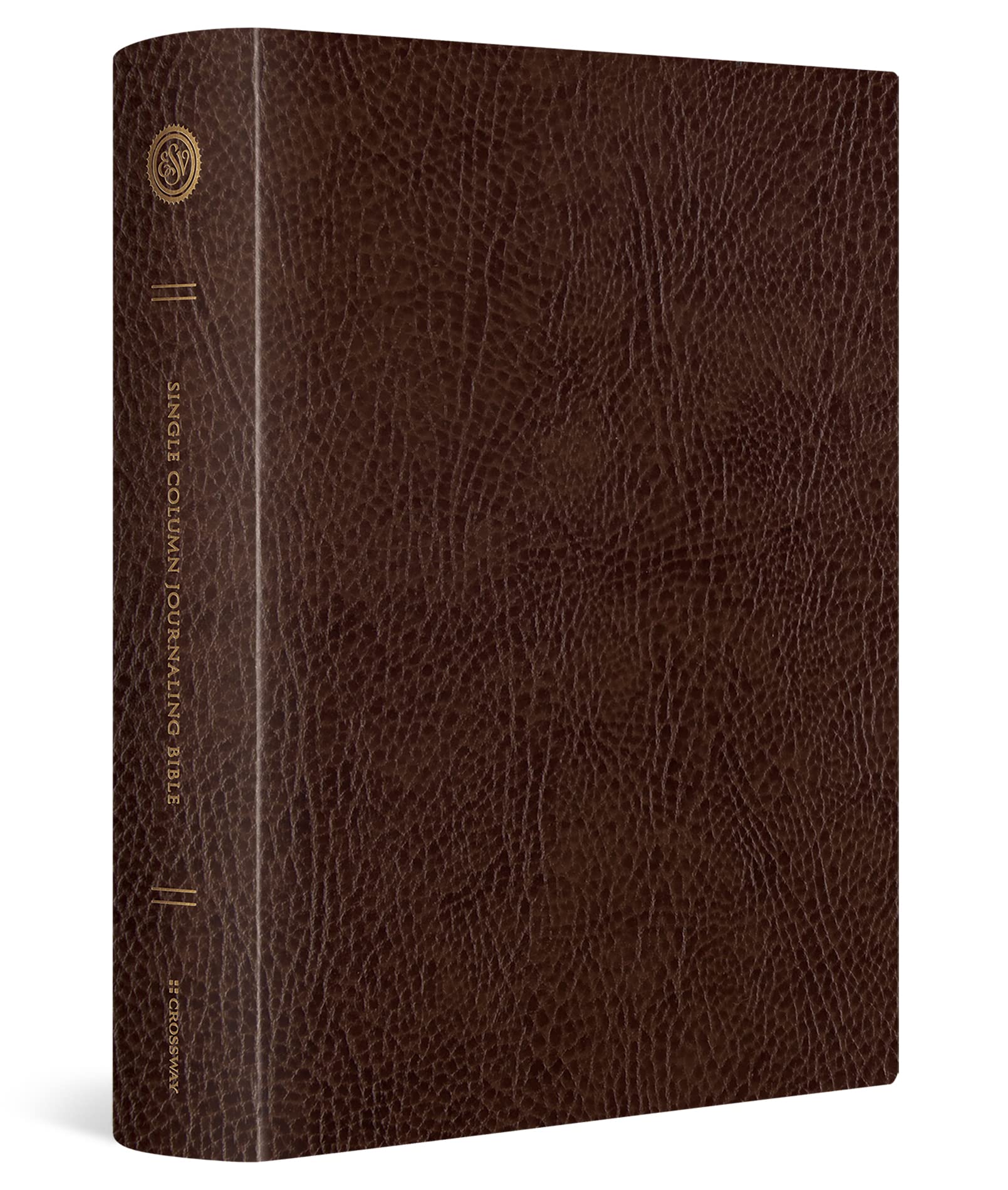 ESV Single Column Journaling Bible, Large Print (Mocha) by
