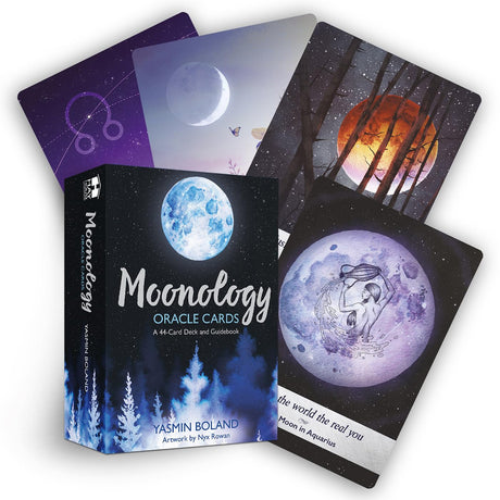 Moonology Oracle Cards: A 44-Card Moon Astrology Oracle Deck and Guidebook -- Yasmin Boland, Other