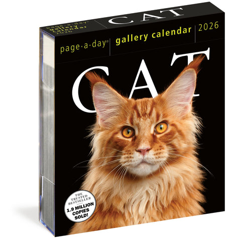 Cat Page-A-Day(r) Gallery Calendar 2026: A Delightful Gallery of Cats for Your Desktop -- Workman Calendars, Daily