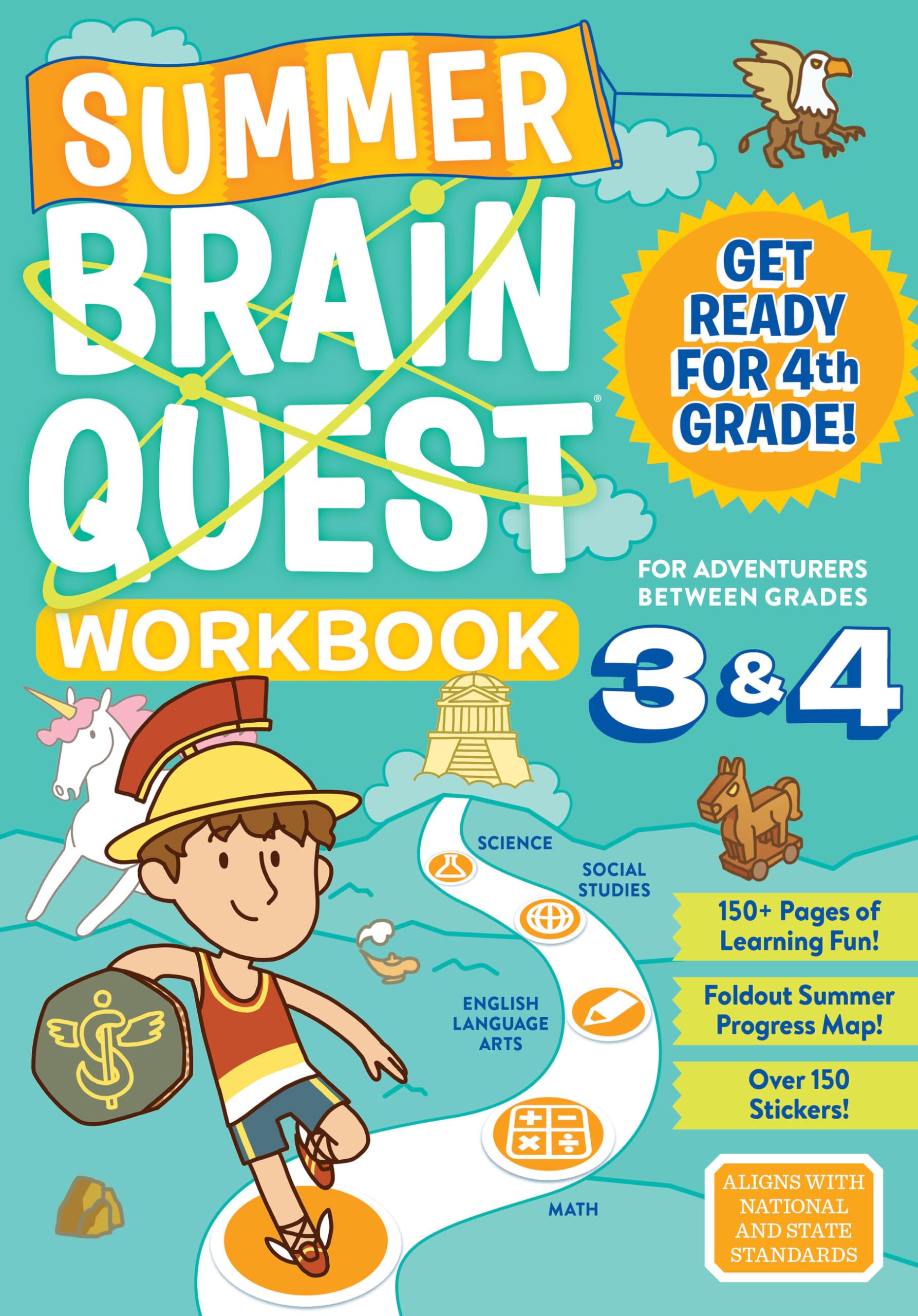 Summer Brain Quest: Between Grades 3 & 4 by Workman Publishing