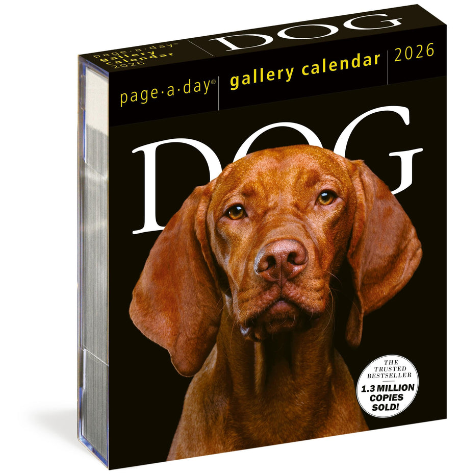 Dog Page-A-Day(r) Gallery Calendar 2026: An Elegant Canine Celebration -- Workman Calendars, Daily