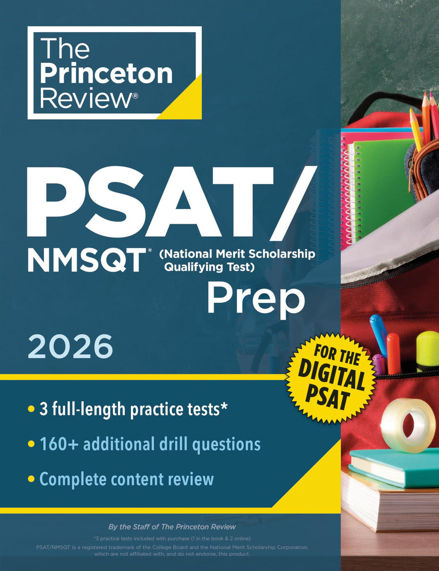 Princeton Review Psat/NMSQT Prep, 2026: 3 Practice Tests + Review + Online Tools for the Digital PSAT -- The Princeton Review, Paperback