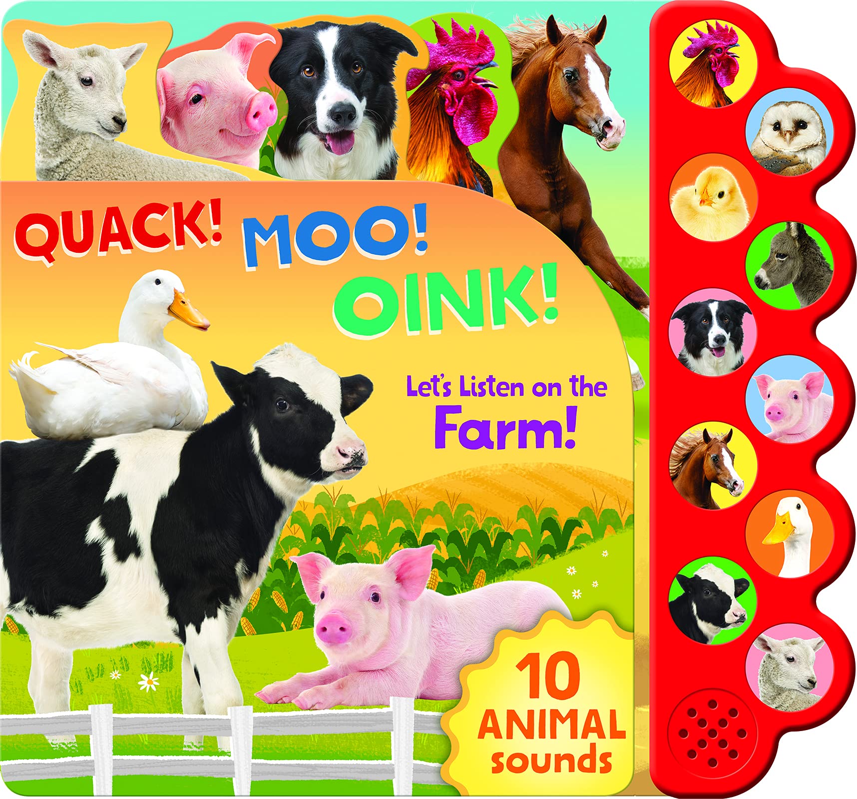 Quack! Moo! Oink!: Let's Listen on the Farm! by Parragon Books