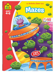 School Zone Mazes 64-Page Workbook by Zone, School