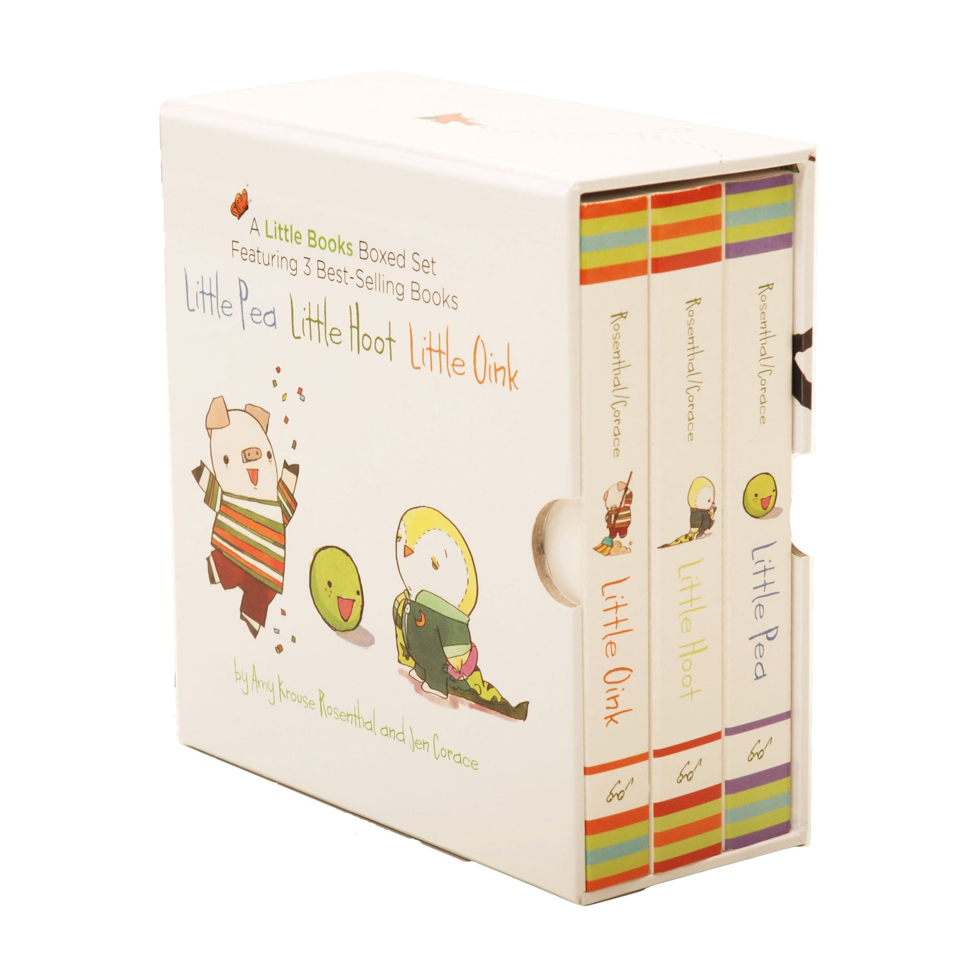 A Little Books Boxed Set Featuring Little Pea Little Hoot Little Oink: (Baby Board Books, Nursery Rhymes, Children's Book Sets, Nursery Books) by Rosenthal, Amy Krouse