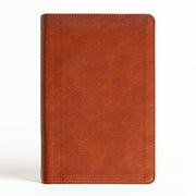NASB Large Print Personal Size Reference Bible, Burnt Sienna Leathertouch by Holman Bible Publishers