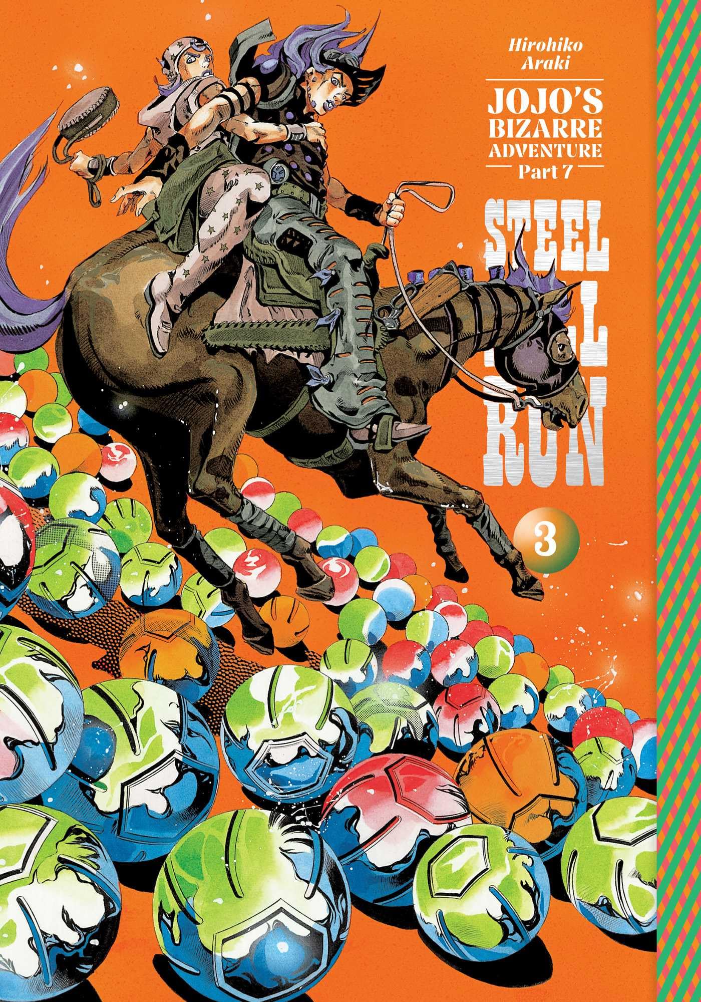 Jojo's Bizarre Adventure: Part 7--Steel Ball Run, Vol. 3 by Araki, Hirohiko