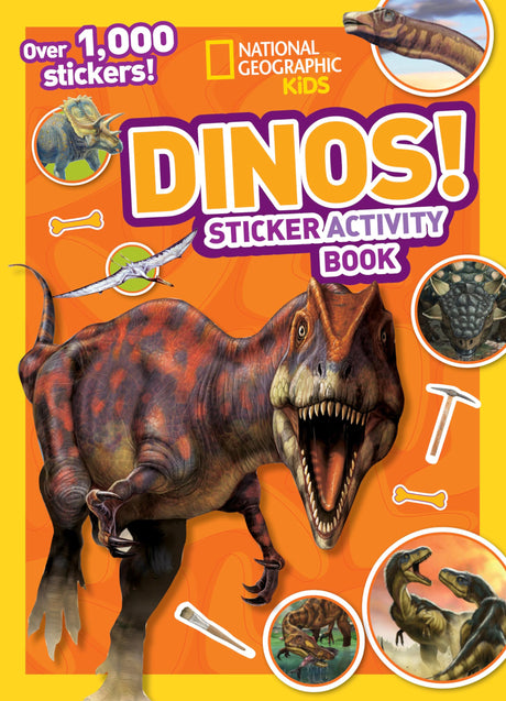 Dinos Sticker Activity Book [With Sticker(s)] -- National Geographic Kids, Paperback
