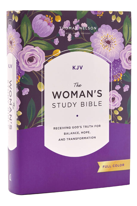 Kjv, the Woman's Study Bible, Hardcover, Red Letter, Full-Color Edition, Comfort Print: Receiving God's Truth for Balance, Hope, and Transformation -- Dorothy Kelley Patterson, Bible