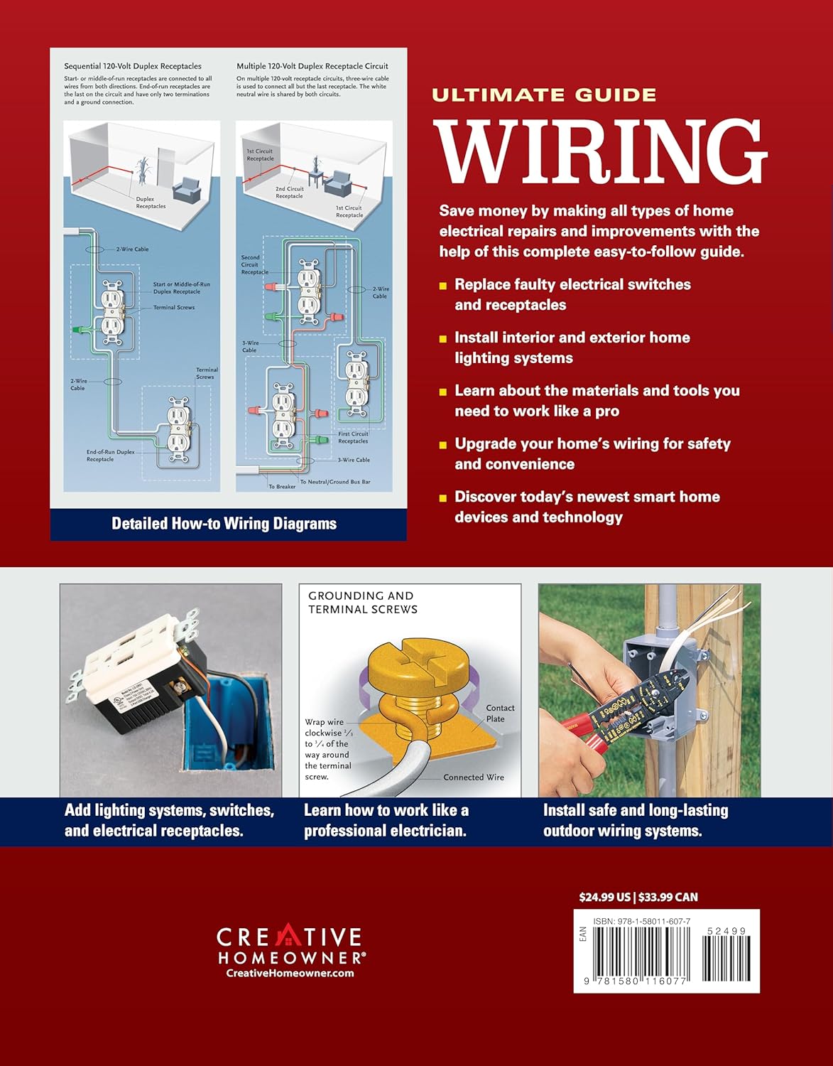 Ultimate Guide: Wiring, Updated 10th Edition: Meets Current National Electrical Code Standards -- The Editors of Creative Homeowner, Paperback