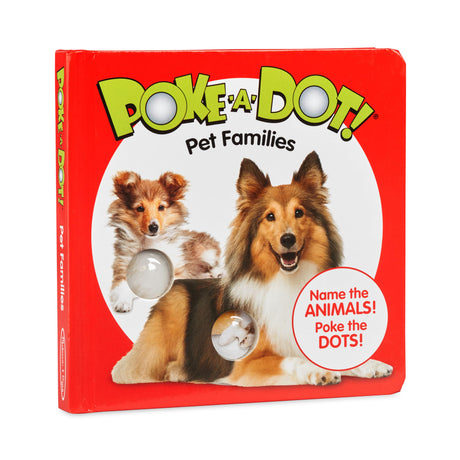 Poke-A-Dot - Pet Families -- Melissa & Doug, Board Book