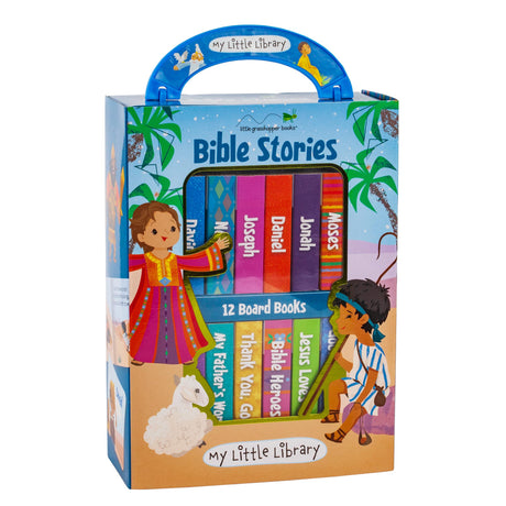 My Little Library: Bible Stories (12 Board Books) -- Little Grasshopper Books, Boxed Set