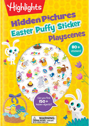 Easter Hidden Pictures Puffy Sticker Playscenes by Highlights