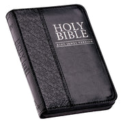 KJV Mini Pocket Edition: Zippered Black by