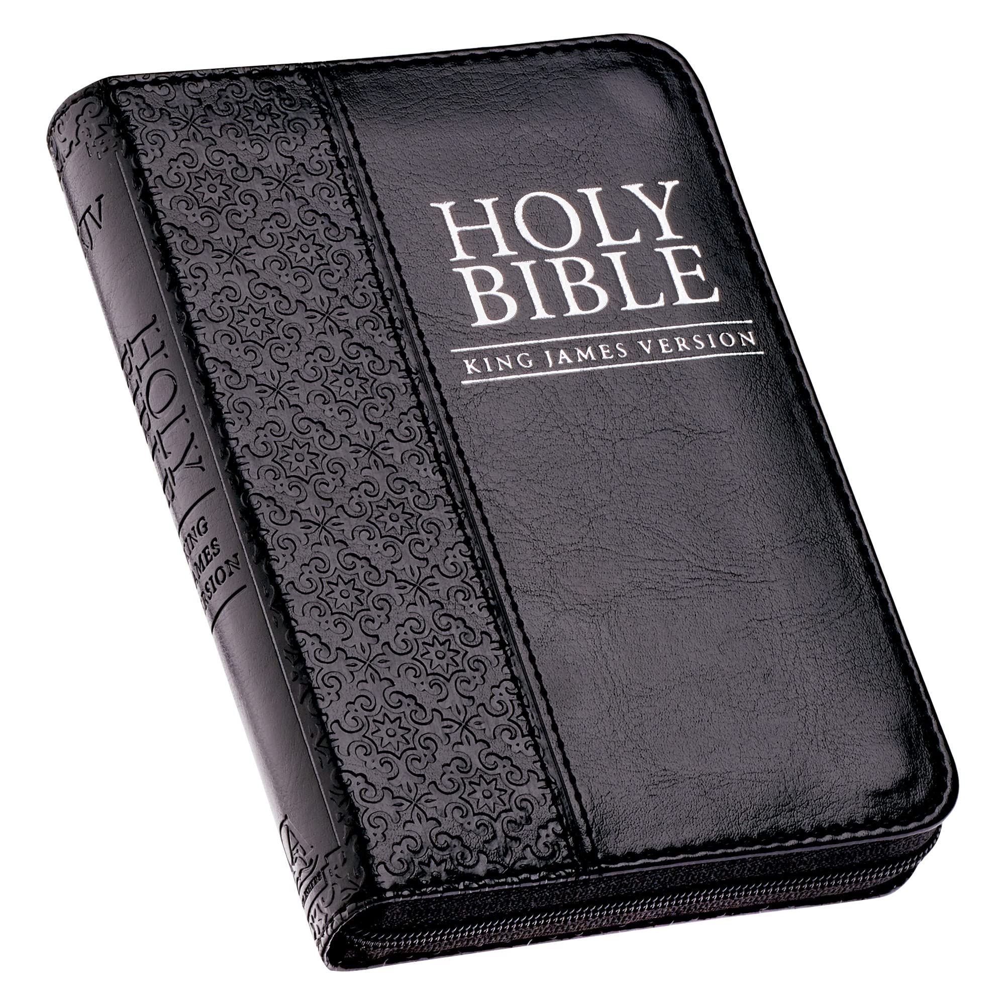 KJV Mini Pocket Edition: Zippered Black by