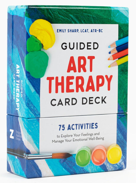Guided Art Therapy Card Deck: 75 Activities to Explore Your Feelings and Manage Your Emotional Well-Being -- Emily Lcat Sharp, Other