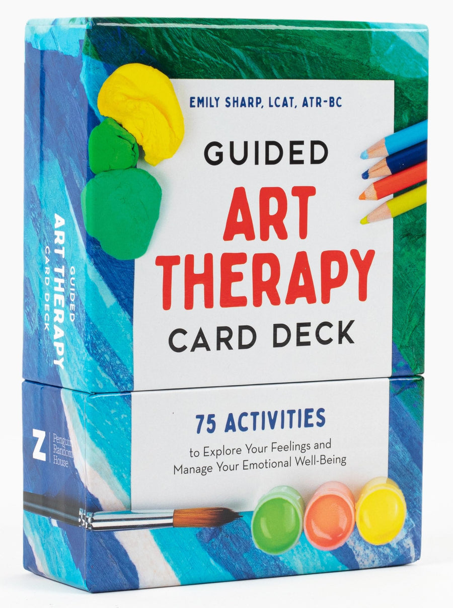 Guided Art Therapy Card Deck: 75 Activities to Explore Your Feelings and Manage Your Emotional Well-Being -- Emily Lcat Sharp, Other