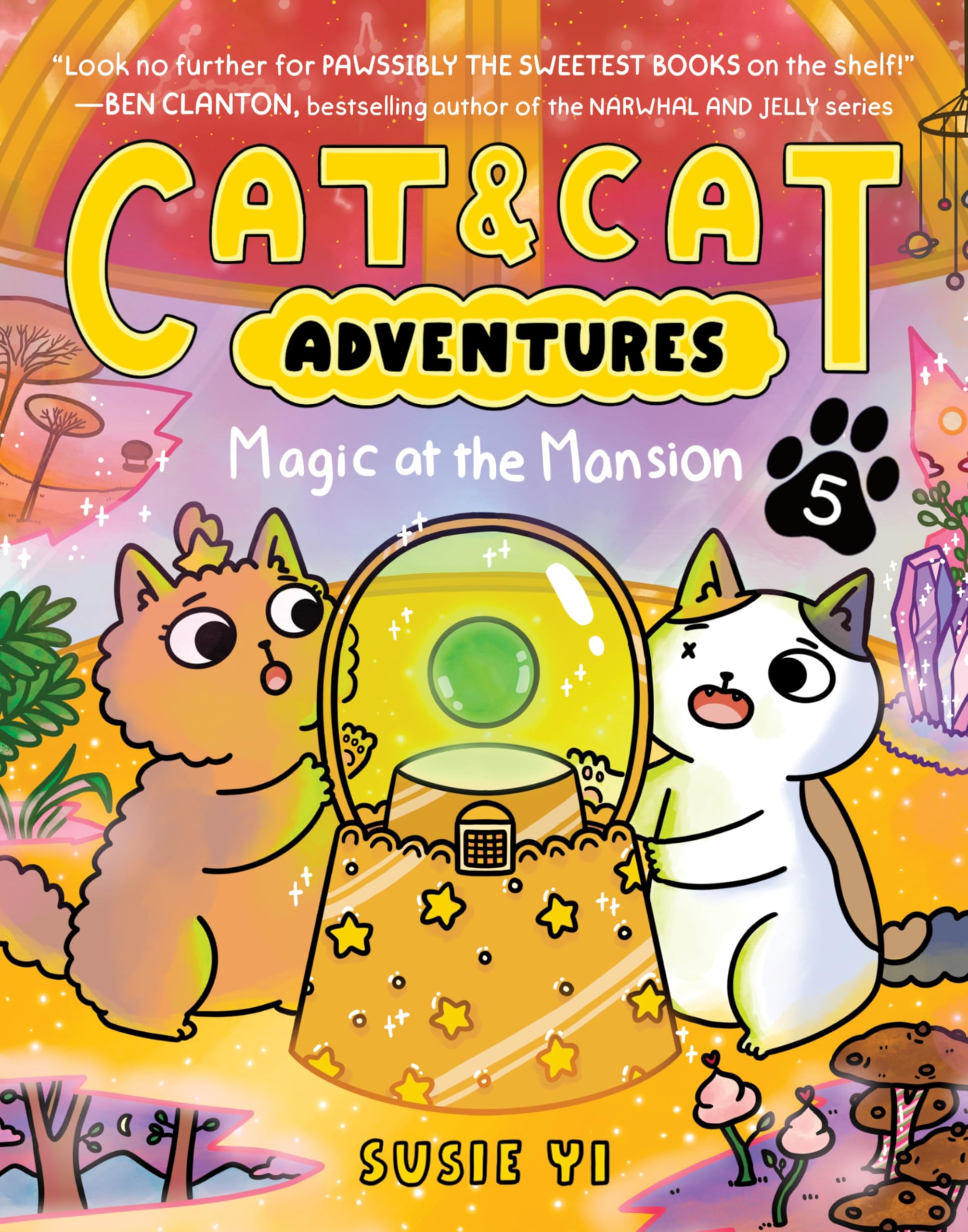 Cat & Cat Adventures: Magic at the Mansion: A Graphic Novel -- Susie Yi