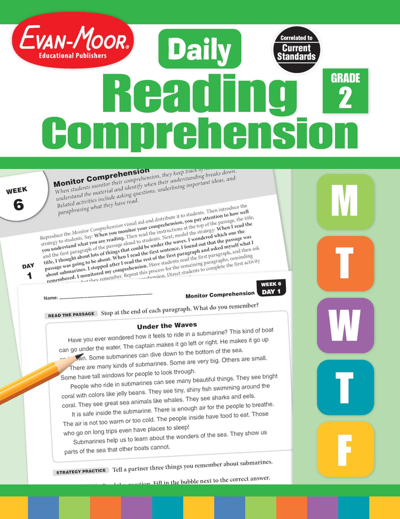 Daily Reading Comprehension, Grade 2 by Evan-Moor Educational Publishers