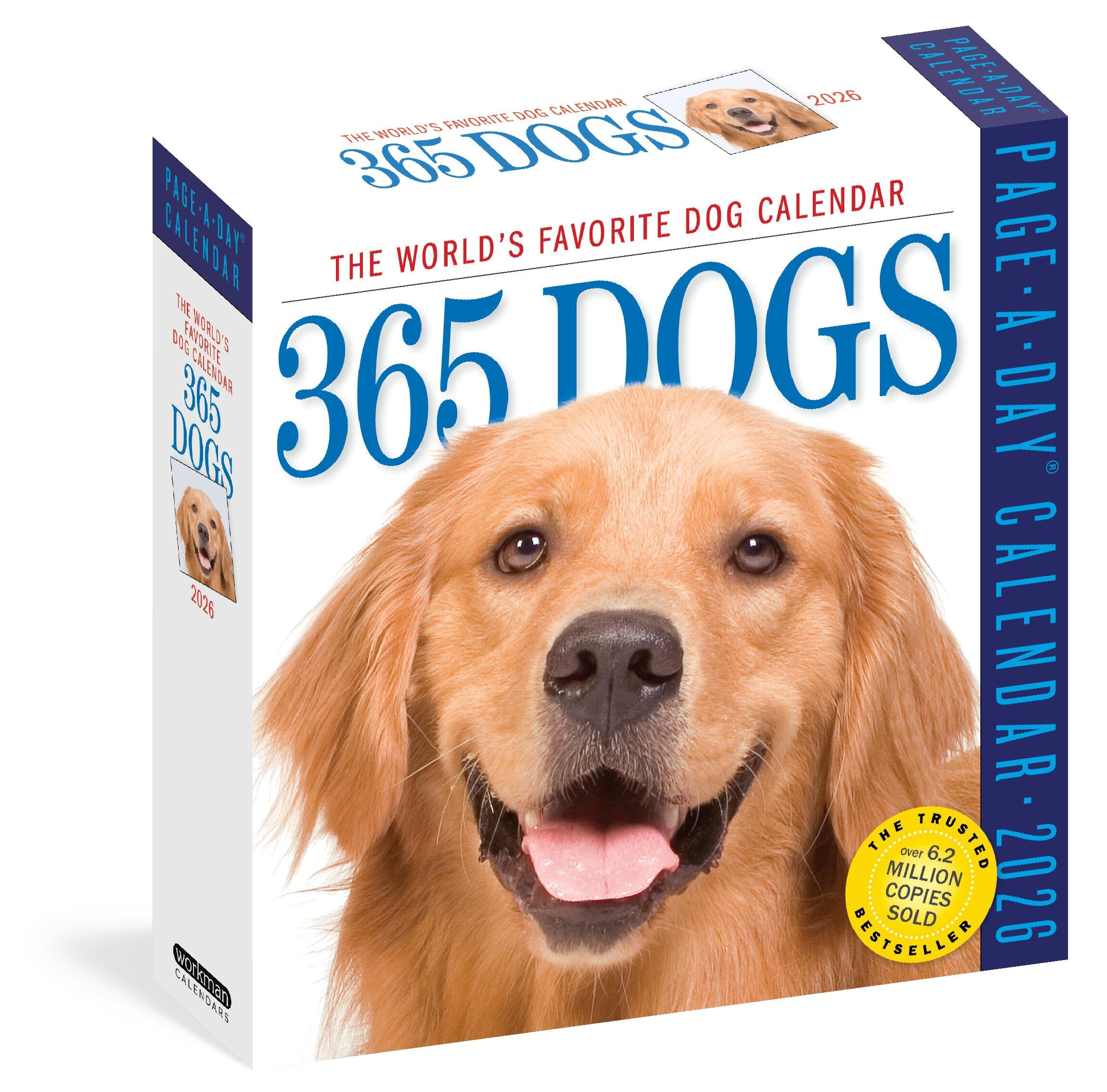 365 Dogs Page-A-Day(r) Calendar 2026: The World's Favorite Dog Calendar by Workman Calendars