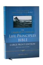 Charles F. Stanley Life Principles Bible-NKJV-Large Print by Stanley, Charles F.