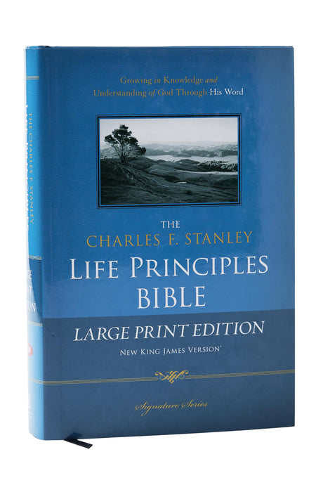 Charles F. Stanley Life Principles Bible-NKJV-Large Print -- Charles F. Stanley, Bible