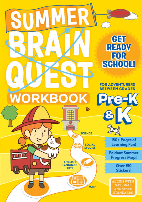 Summer Brain Quest: For Adventures Between Grades Pre-K & K -- Workman Publishing, Paperback