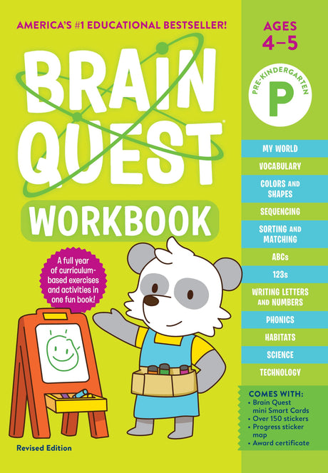 Brain Quest Workbook: Pre-K Revised Edition -- Workman Publishing, Paperback