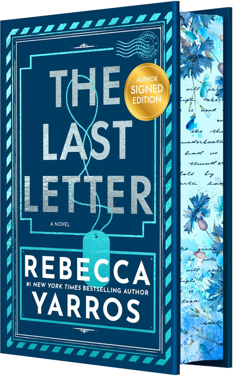 The Last Letter (Signed) -- Rebecca Yarros, Hardcover