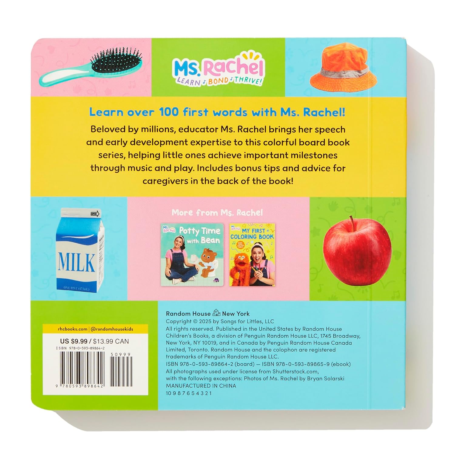 100 First Words (Ms. Rachel) -- MS Rachel, Board Book