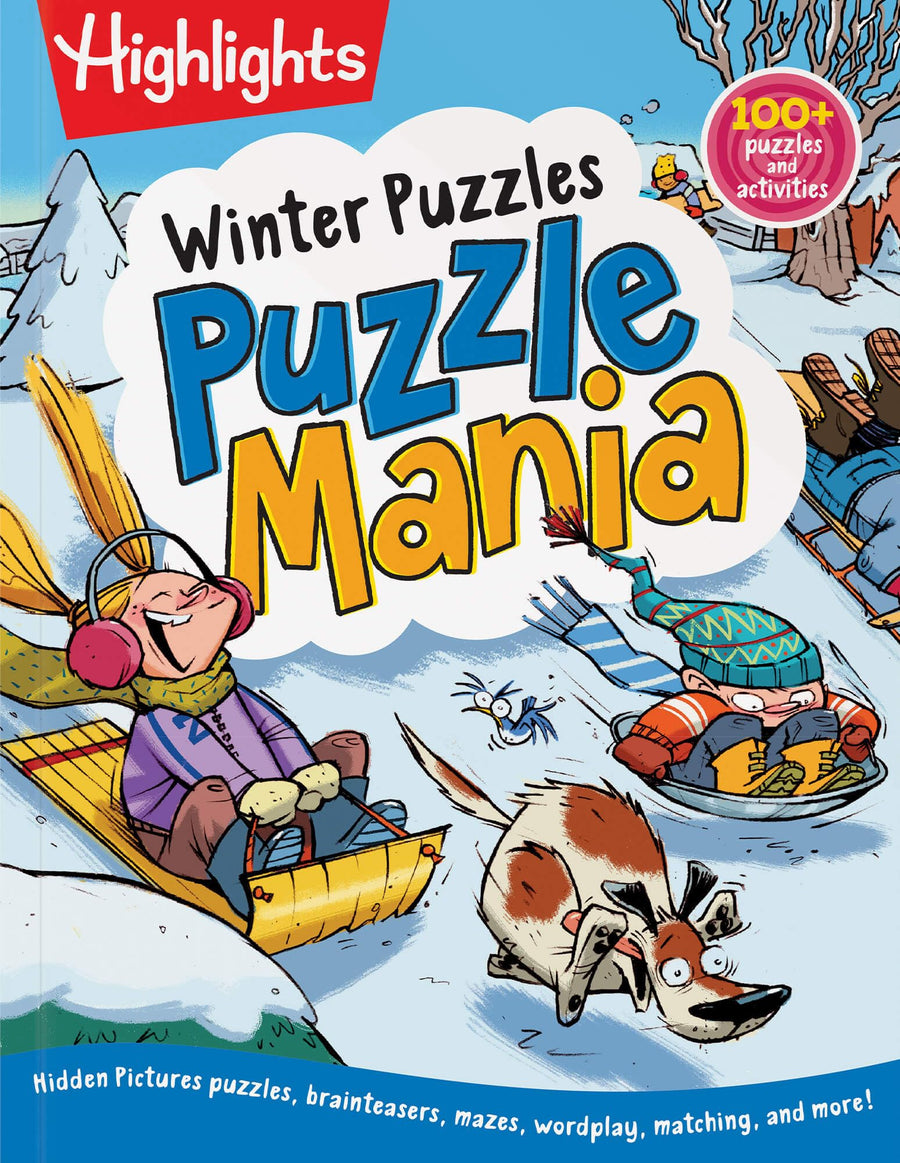 Winter Puzzles: Over 100 Snowy Puzzles, Brainteasers, Mazes, Matching Games and Winter-Themed Crafts for Kids -- Highlights, Paperback
