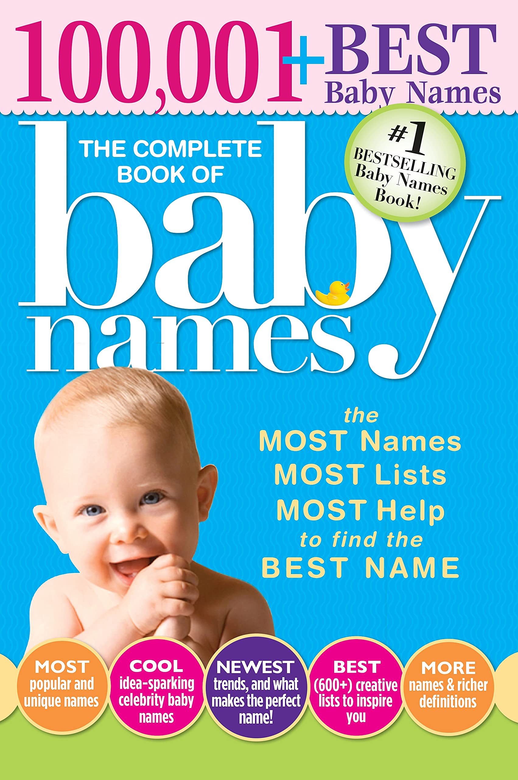 The Complete Book of Baby Names: The Most Names, Most Lists, Most Help to Find the Best Name by Bolton, Lesley