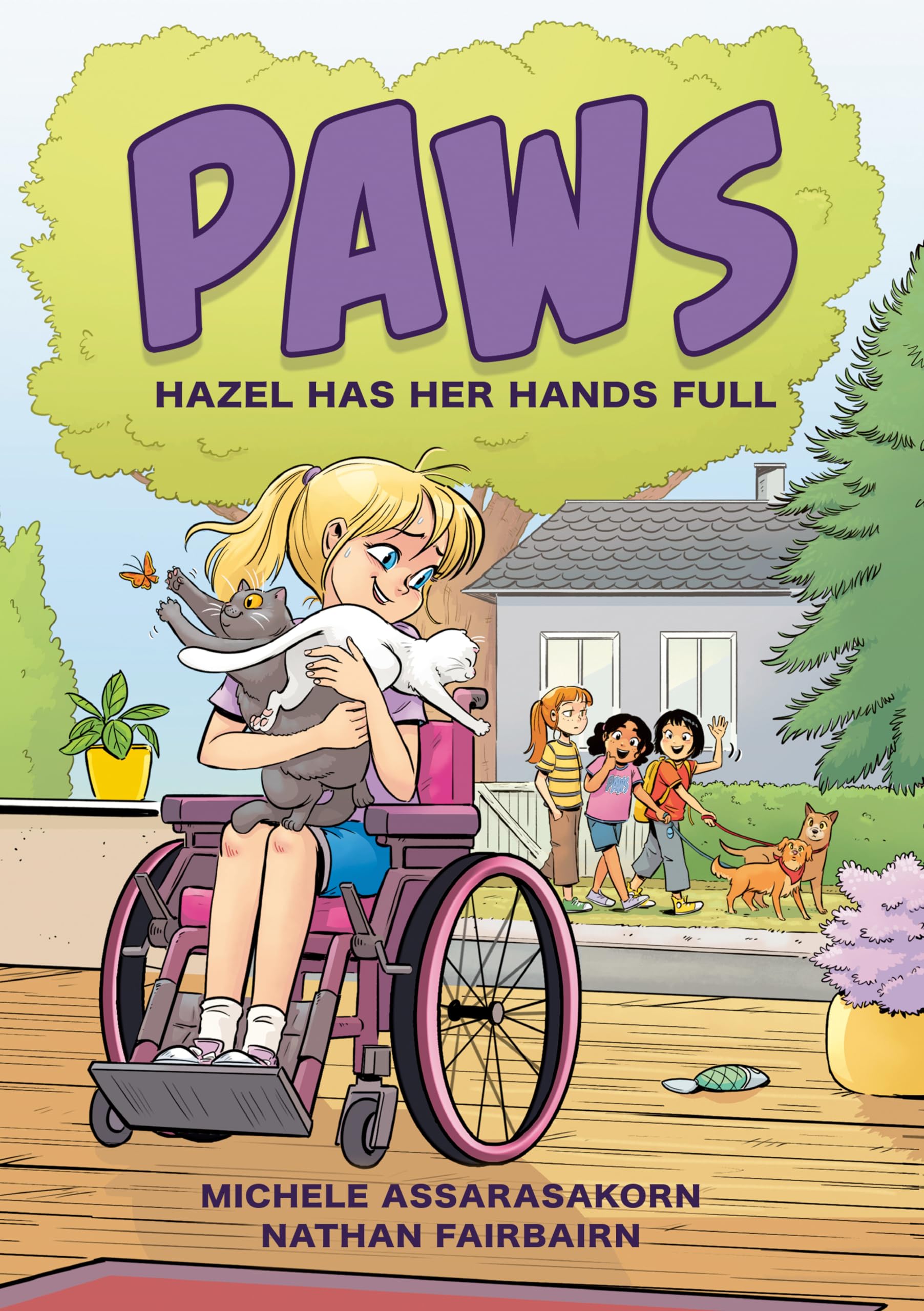 Paws: Hazel Has Her Hands Full: A Graphic Novel by Fairbairn, Nathan