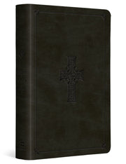 ESV Student Study Bible (Trutone, Olive, Celtic Cross Design) by