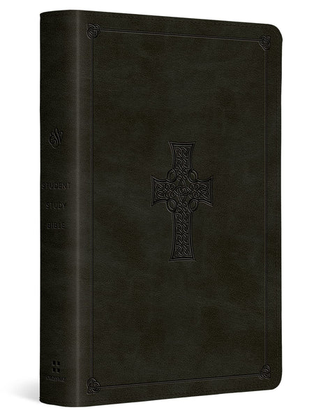 ESV Student Study Bible (Trutone, Olive, Celtic Cross Design) -- Esv Bibles, Bible