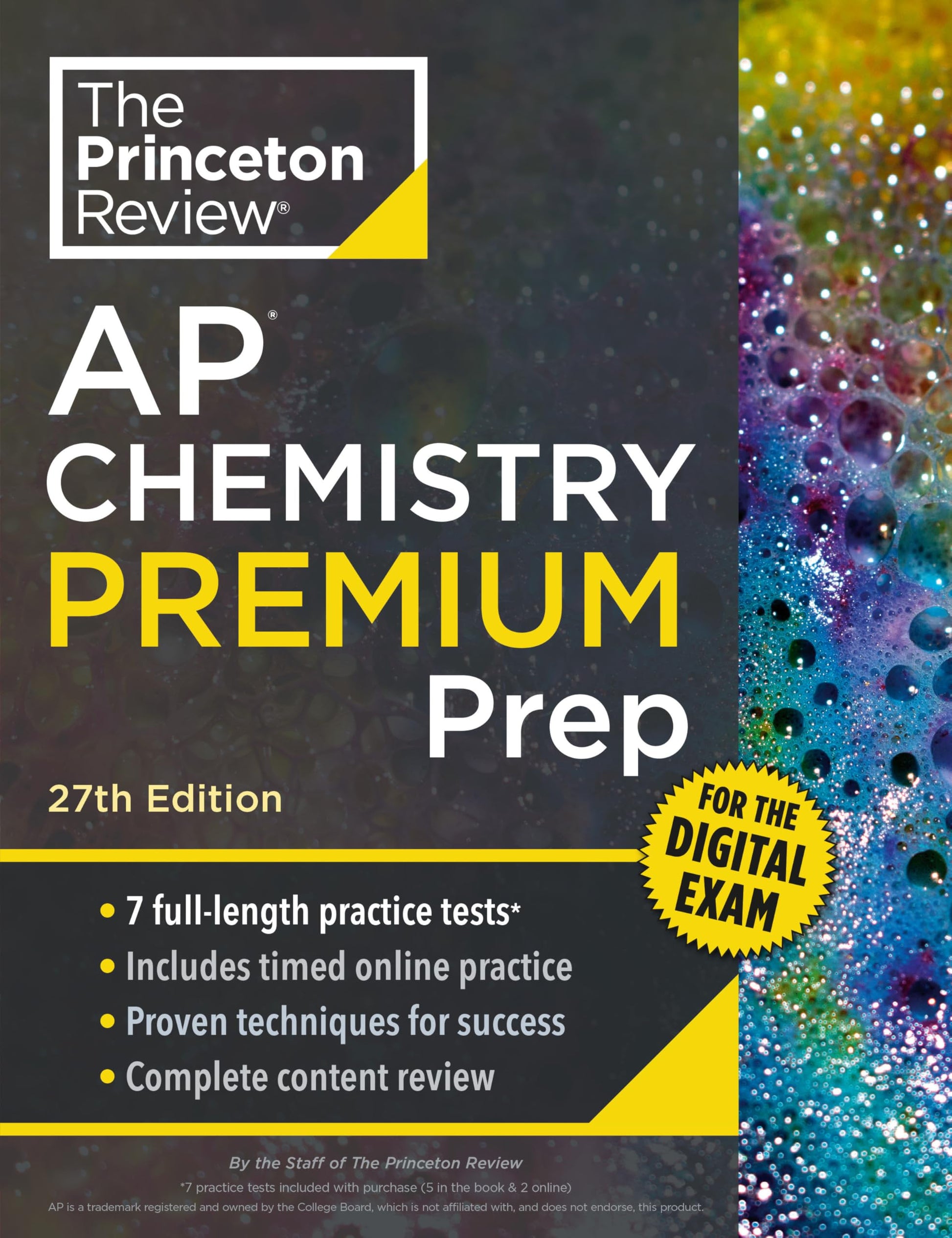 Princeton Review AP Chemistry Premium Prep, 27th Edition: 7 Practice Tests + Digital Practice Online + Content Review by The Princeton Review