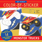 My First Color-By-Sticker Book - Monster Trucks by