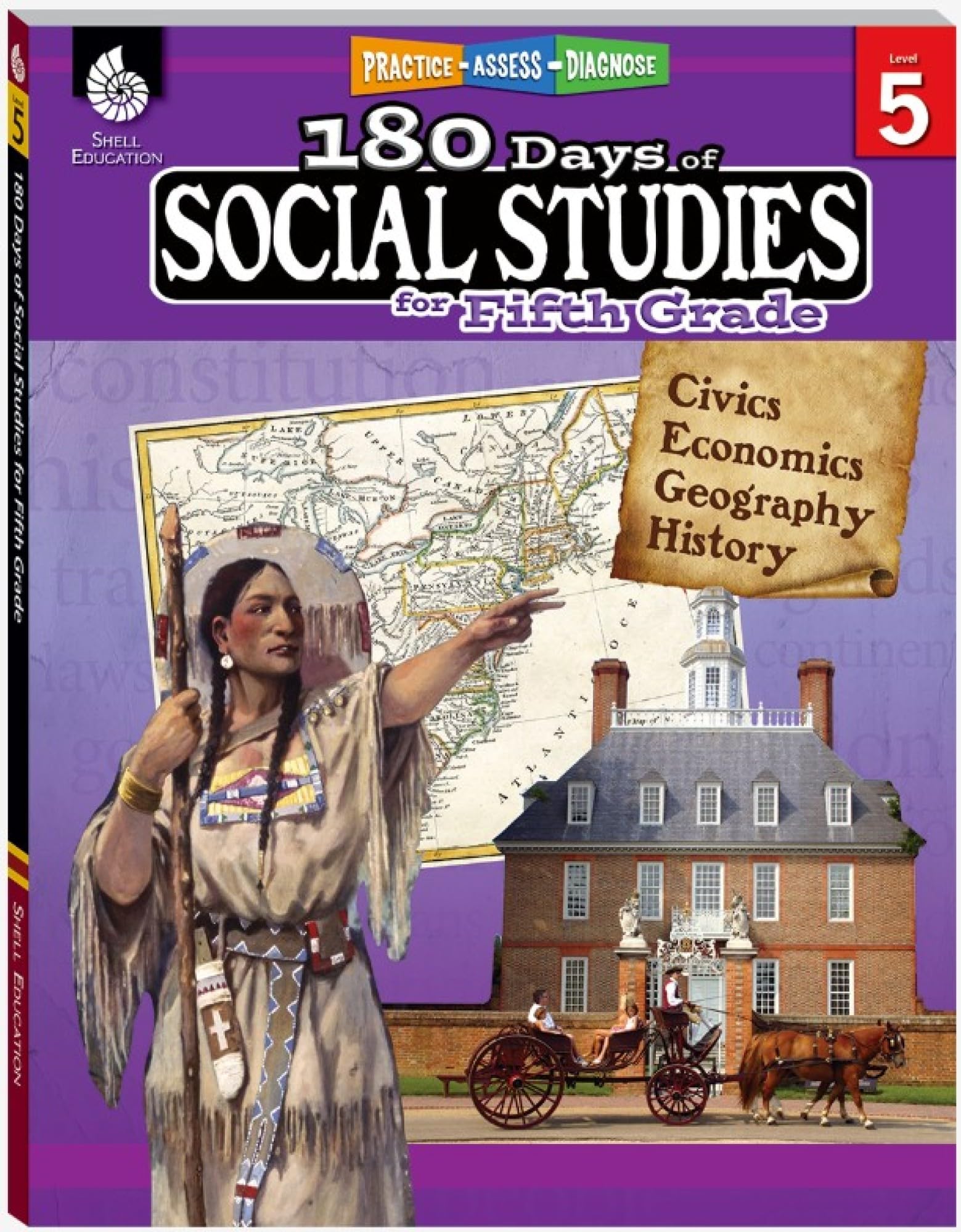 180 Days of Social Studies for Fifth Grade: Practice, Assess, Diagnose by Cotton, Catherine