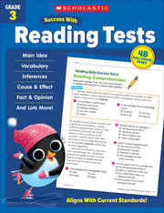 Scholastic Success with Reading Tests Grade 3 by Scholastic Teaching Resources